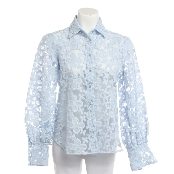 Camicetta, in Azzurro, Cotone, Van Laack