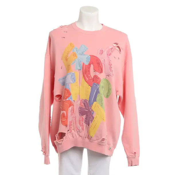 Sweatshirt, in Rosa, Baumwolle, R13