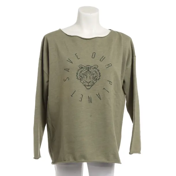 Sweatshirt, in Grün, Baumwolle, Juvia