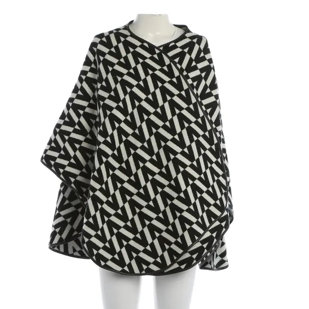 Poncho, in Black, Wool, Valentino