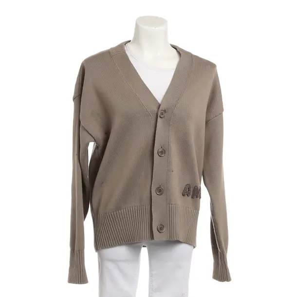 Cardigan, in Brown, Cotton, Ami Paris