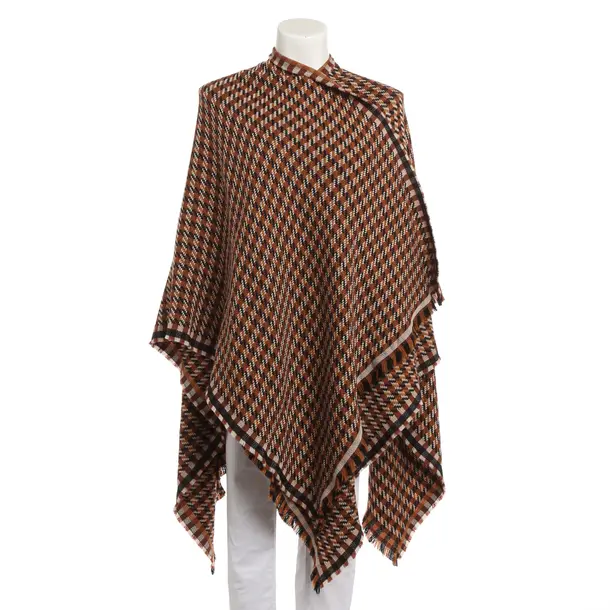Poncho, in Mehrfarbig, Wolle, Fendi