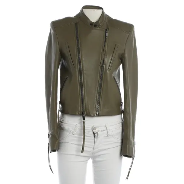 Lederjacke, in Olivgrün, Leder, Dorothee Schumacher