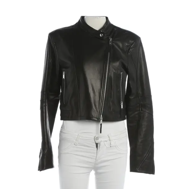 LeatherJacket, in Black, Leather, Dorothee Schumacher