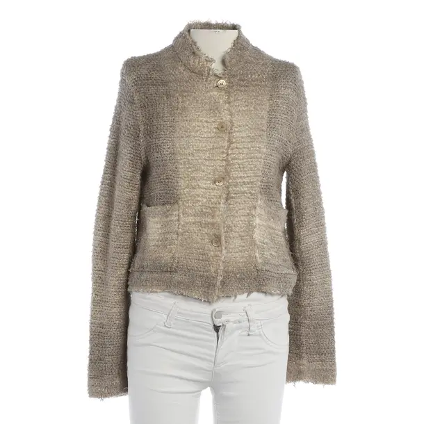 Strickjacke, in Braun, Leinen, Avant Toi