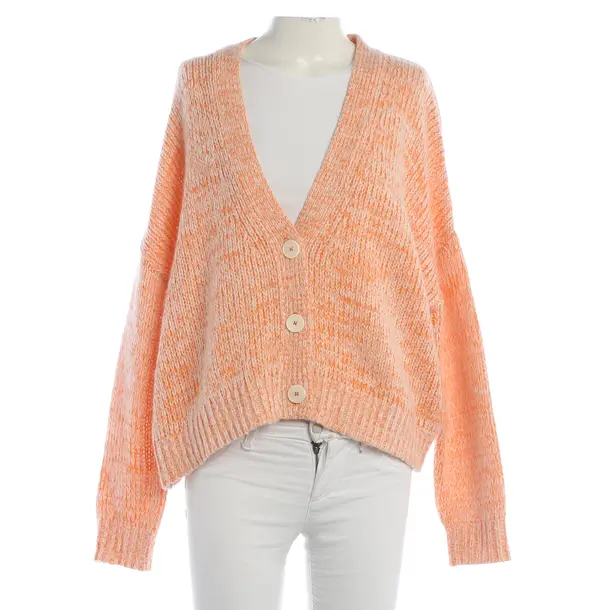 Strickjacke, in Orange, Wolle, Odeeh
