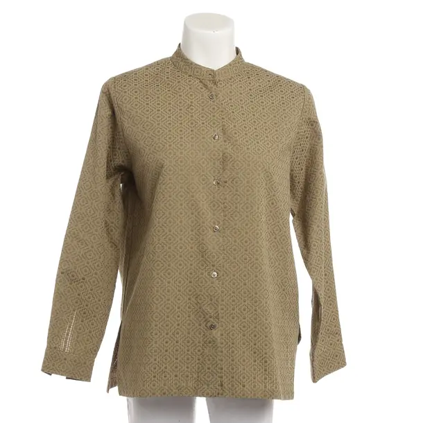 Blouse, in Green, Cotton, Friendly Hunting