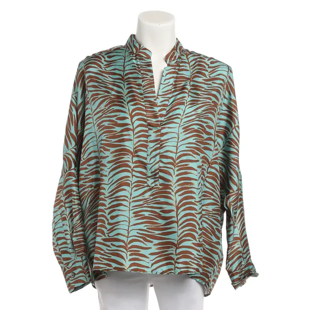 Bluse, in Blau, Seide, Odeeh