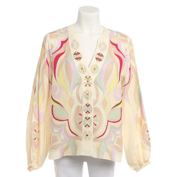 Blouse, in Multicolored, Linen, IVI collection