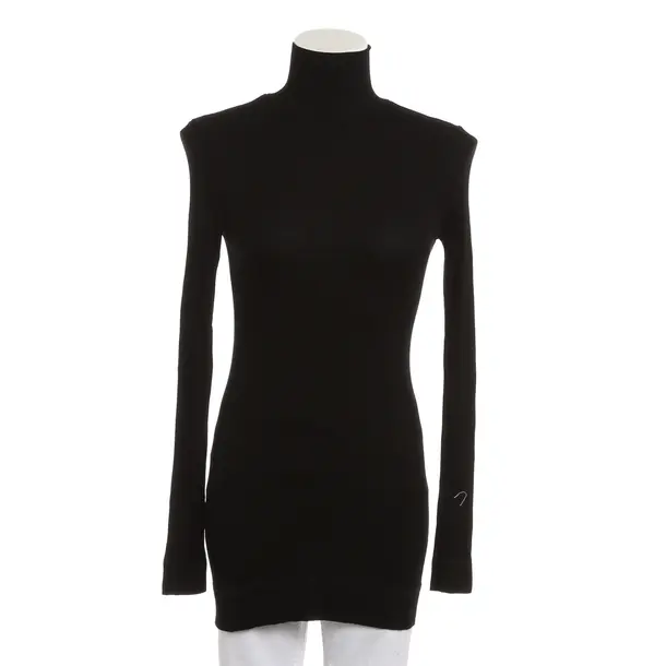 Long Sleeve Shirt, in Black, Viscose, Sly 010