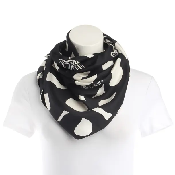 Shawl, in Black, Silk, Max Mara