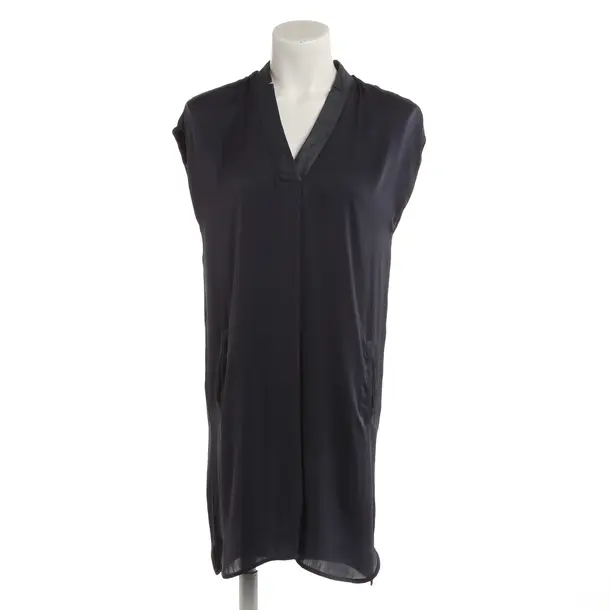 Dress, in Navy, Silk, Repeat