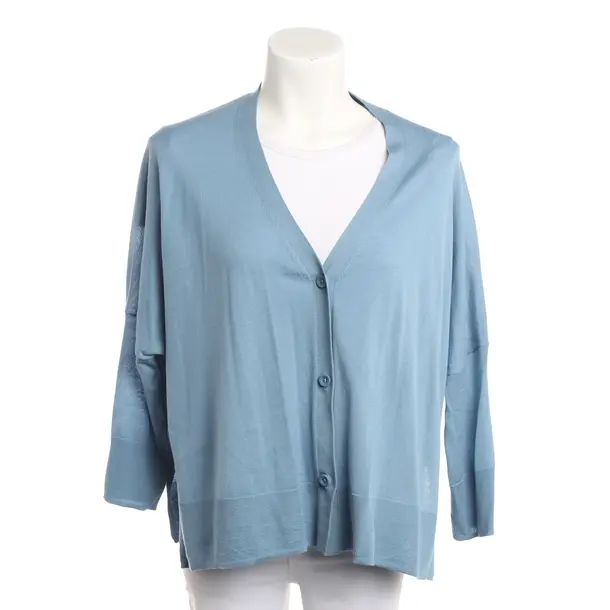 Cardigan, in Blue, Wool, FFC