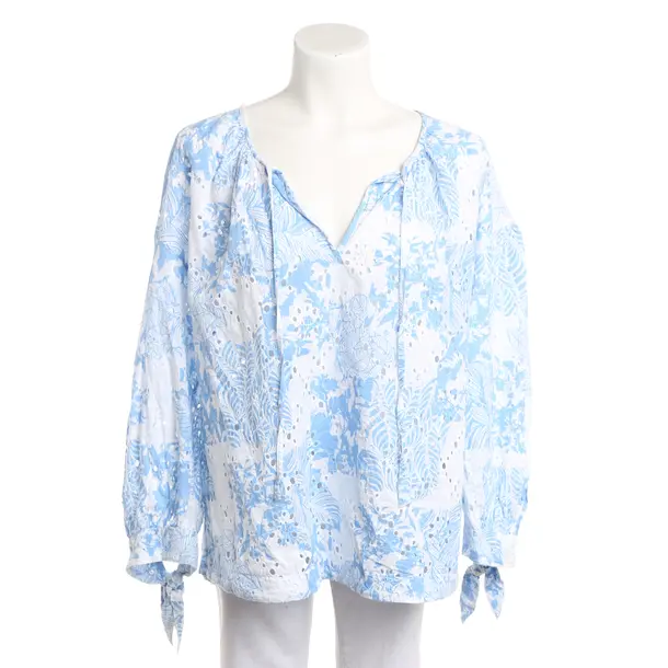 Bluse, in Weiß, Baumwolle, 0039 Italy