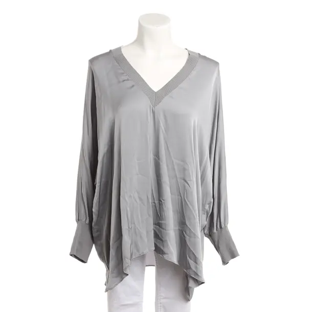 Bluse, in Grau, Seide, IVI collection