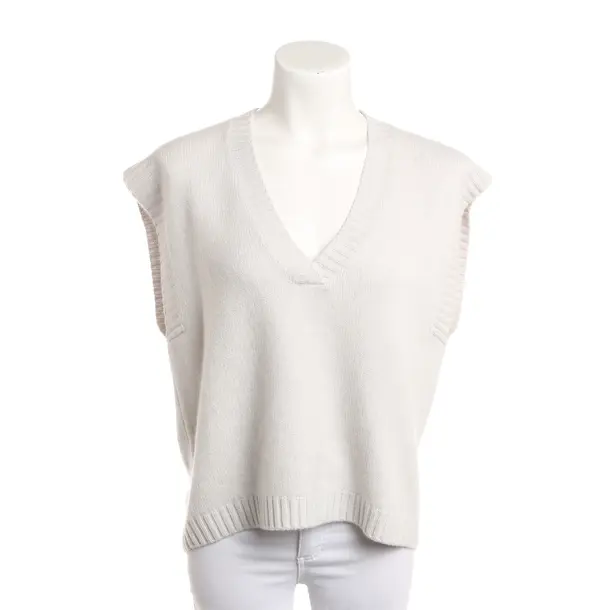 Sweater Vest, in Light Gray, Cashmere, Allude