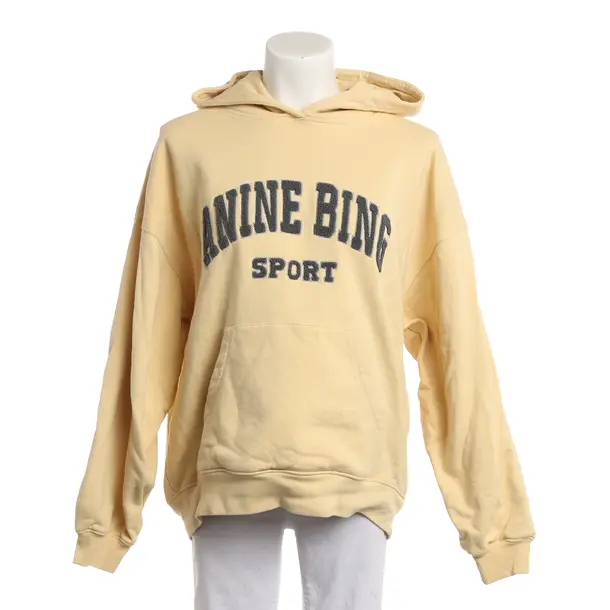Hoodie, in Gelb, Baumwolle, Anine Bing