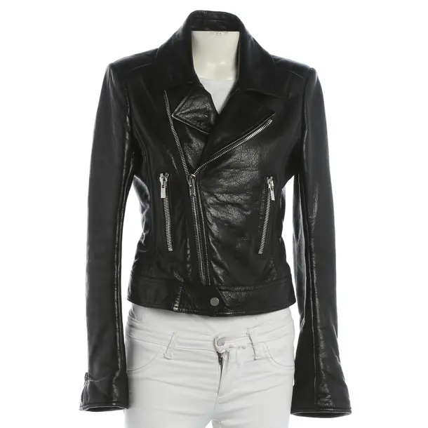 LeatherJacket, in Black, Leather, Balenciaga