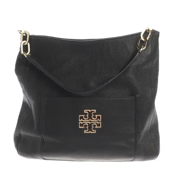 Shoulder Bag, in Black, Leather, Tory Burch