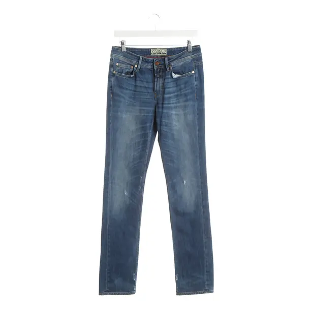 Straight Fit Jeans, in Blue, Cotton, Closed