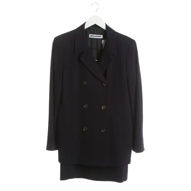 Skirt Suit, in Navy, Viscose, Jil Sander