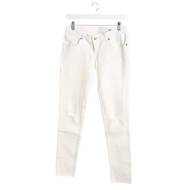Jeans skinny, in Bianco, Cotone, Anine Bing