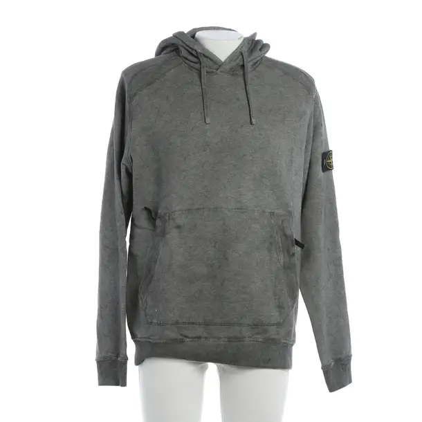 Hoodie, in Grau, Baumwolle, Stone Island