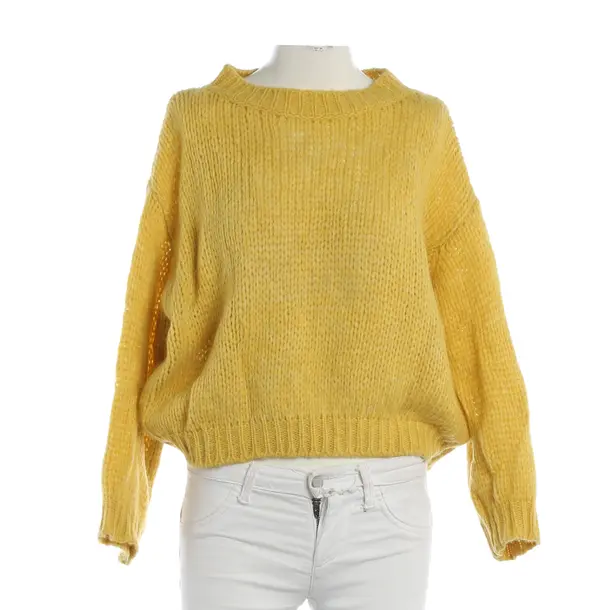 Pullover, in Senfgelb, Wolle, Roberto Collina