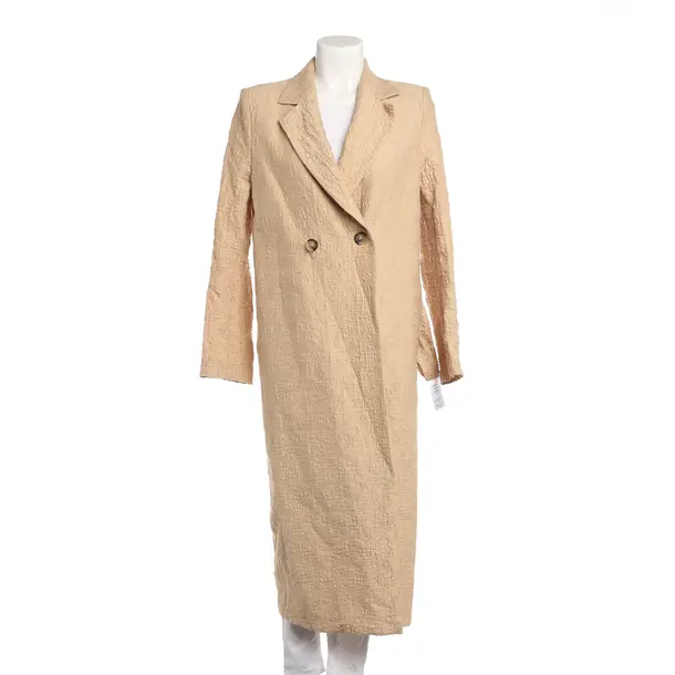 Summer Coat, in Light Brown, Cotton, Harris Wharf London