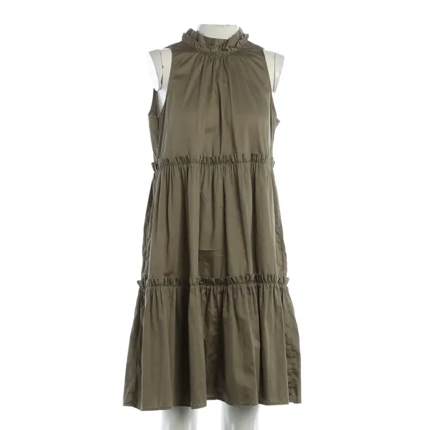 Dress, in Olive Green, Cotton, 0039 Italy