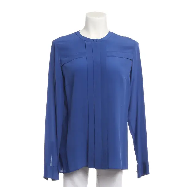 Bluse, in Blau, Seide, Hugo Boss