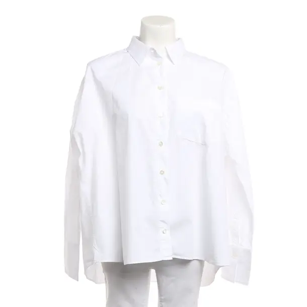 Bluse, in Weiß, Baumwolle, Robert Friedman