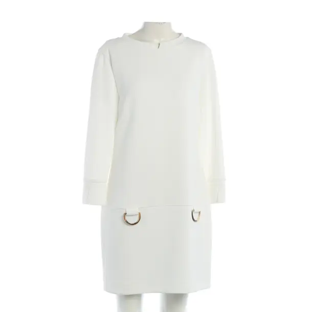 Dress, in White, Polyester, Ana Alcazar