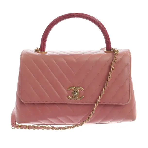 Handtasche, in Rosa, Leder, Chanel