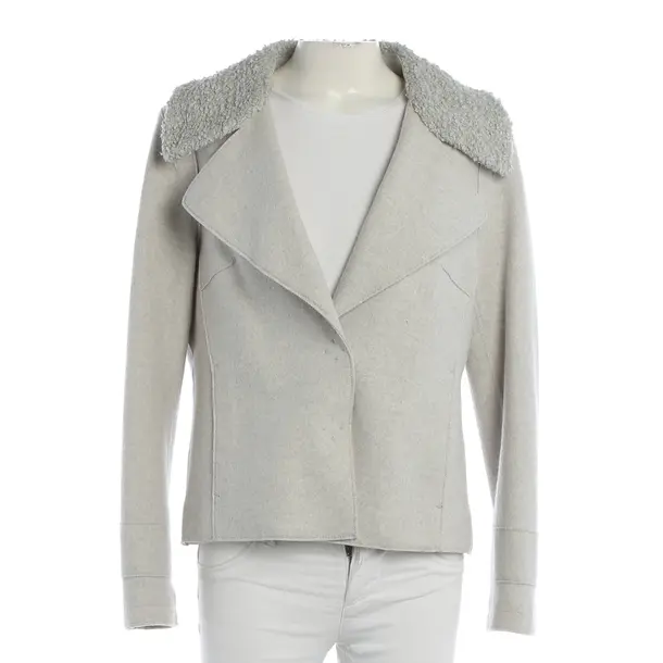 Mid-Season Jacket, in Gray, Wool, Marc Cain