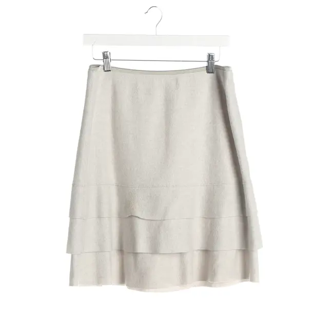 Skirt, in Light Gray, Wool, Marc Cain