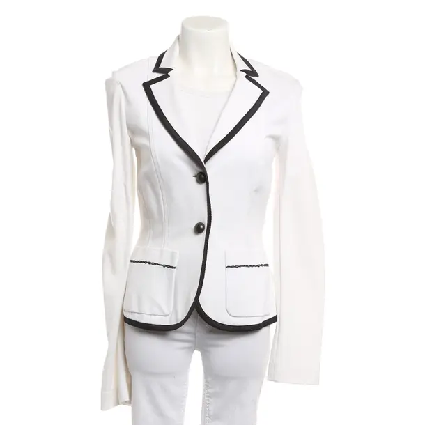Blazer, in White, Viscose, Marc Cain