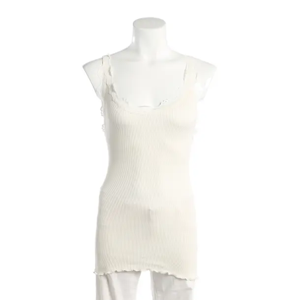 Top, in Cream, Seide, Rosemunde