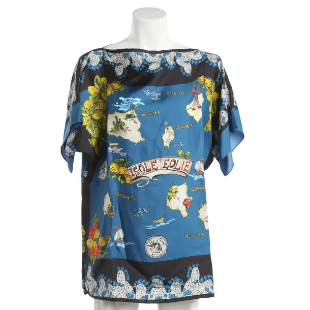 Bluse, in Mehrfarbig, Seide, Dolce & Gabbana