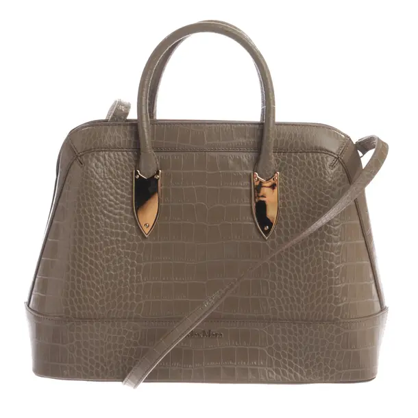 Handbag, in Light Brown, Leather, Max Mara