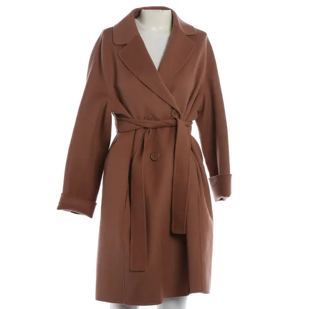 Mid-Season Coat, in Brown, Wool, Max Mara