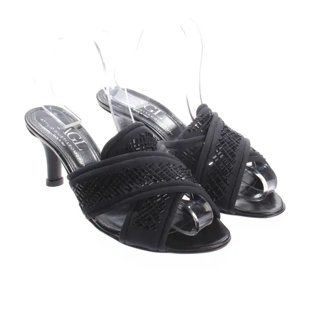 Heeled Sandals, in Black, AGL Attilio Giusti Leombruni