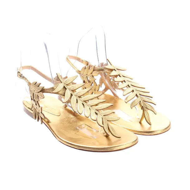 Strappy Sandals, in Gold, Unützer