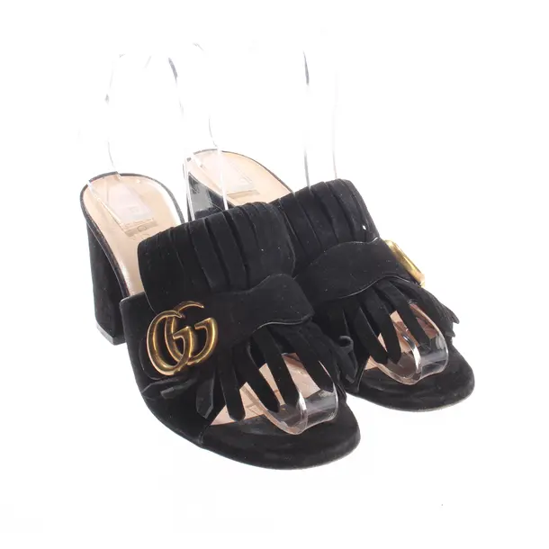 Heeled Sandals, in Black, Gucci