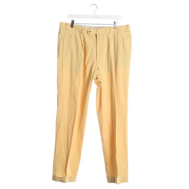 Chinos, in Mustard Yellow, Cotton, Hiltl