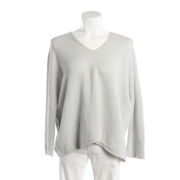 Cashmere Jumper, in Light Gray, Cashmere, Sminfinity