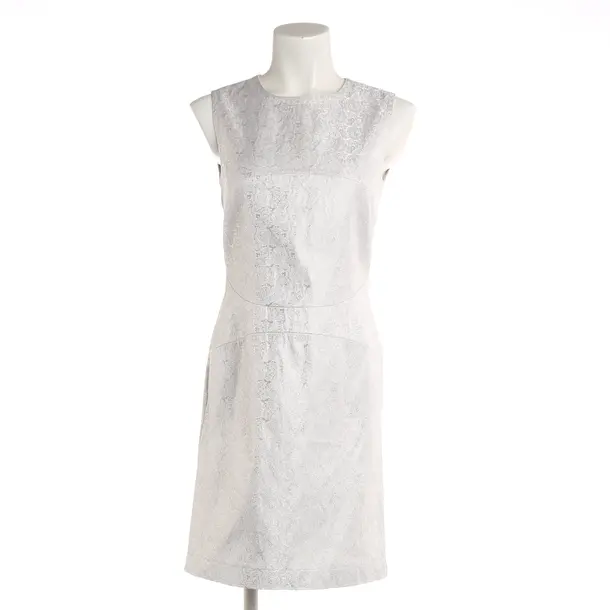Cocktail Dress, in Light Gray, Cotton, Prada