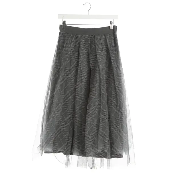 Skirt, in Gray, Cotton, Fabiana Filippi