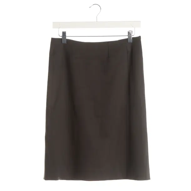 Rock, in Dunkelgrün, Wolle, Céline