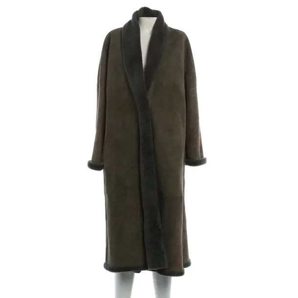 Cappotto in pelle, in Grigio, Pelle, Jil Sander
